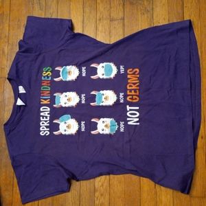 NWT Spread Kindness Not Germs t-shirt